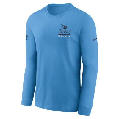 Tennessee Titans Sideline Team Issue Men's Nike Dri-FIT NFL Long